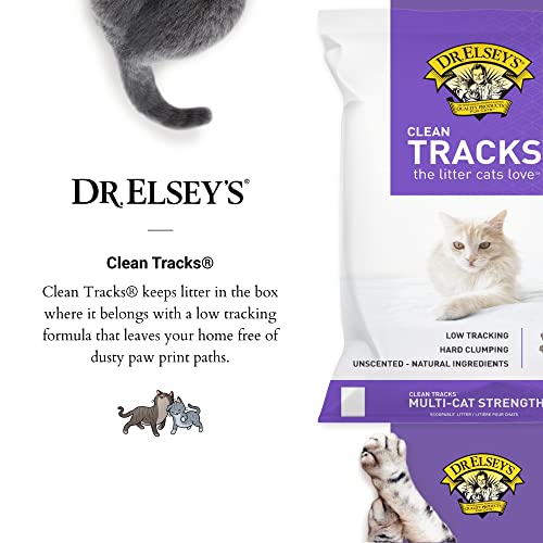 Dr. Elsey's Premium Unscented Cat Litter - Pure Elements, Low Mud & Low Monitoring for A number of Cats - Distinctive Odor Management and Exhausting Clumping Clay