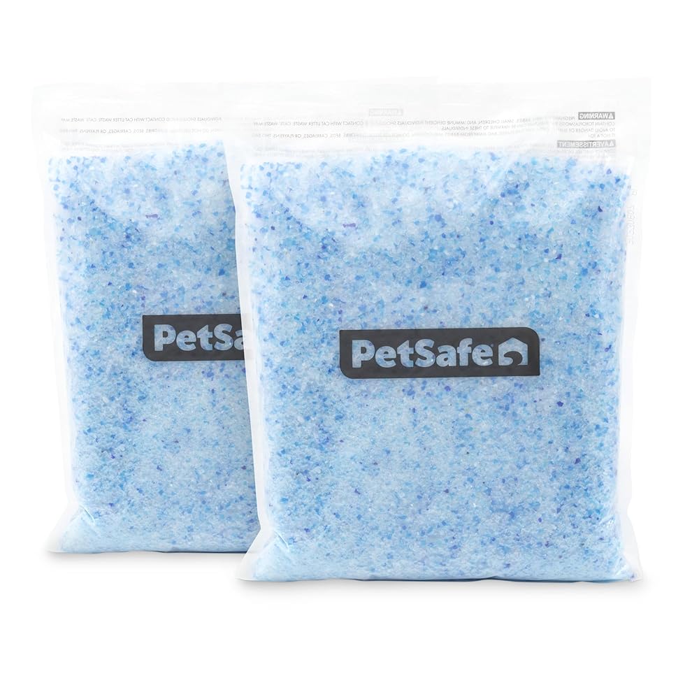 PetSafe ScoopFree Premium Crystal Cat Litter (2 Baggage, 4.3 Lbs Every – 8.6 Lbs Complete) – Ultimate for Kittens, Shortly Absorbs Urine, Dries Stable Waste, and Reduces Odors 5 Occasions Quicker